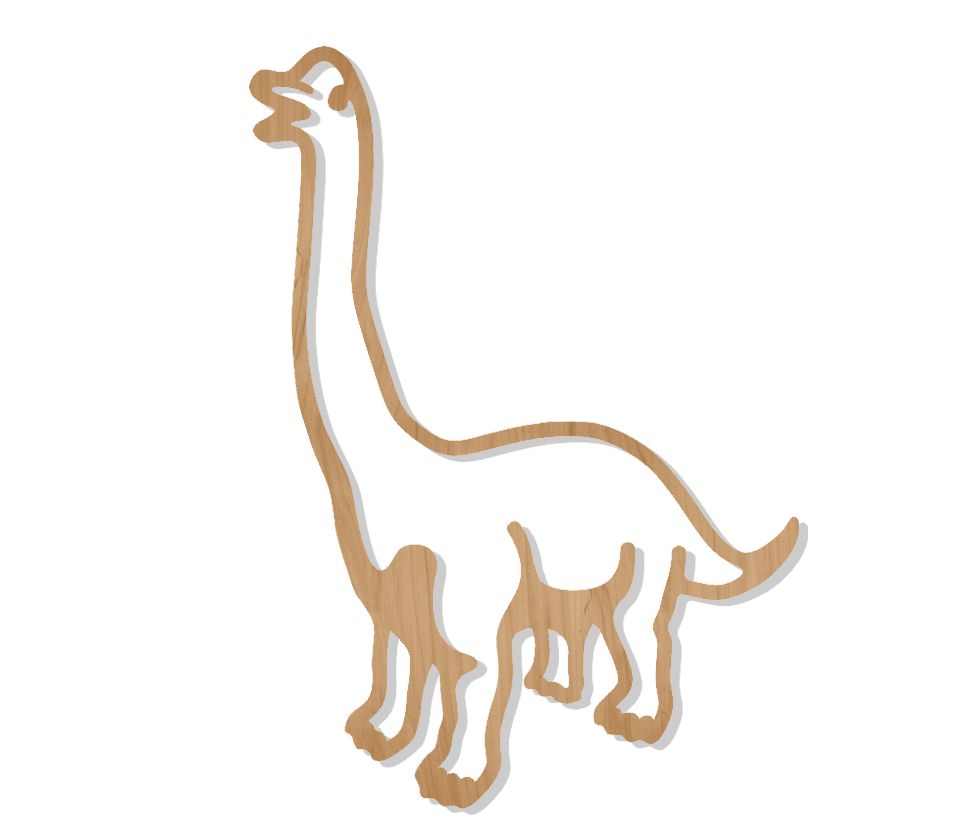 Drewniany dinozaur DIPLODOK