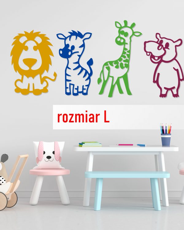 Filcowe kolorowe zwierzątko ROZMIAR L