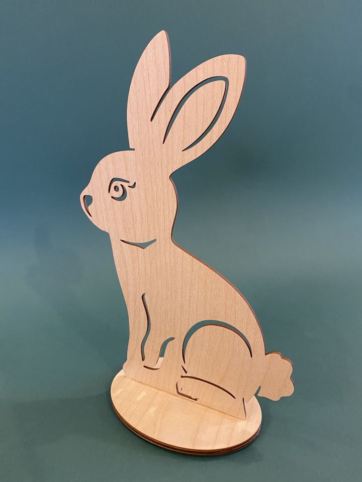 Wielkanocny zając wzór 1 wys 30 cm - obrazek 3