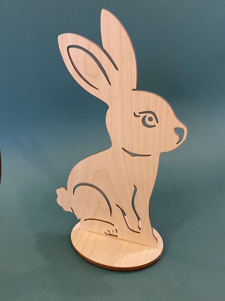 Wielkanocny zając wzór 1 wys 30 cm - obrazek 2