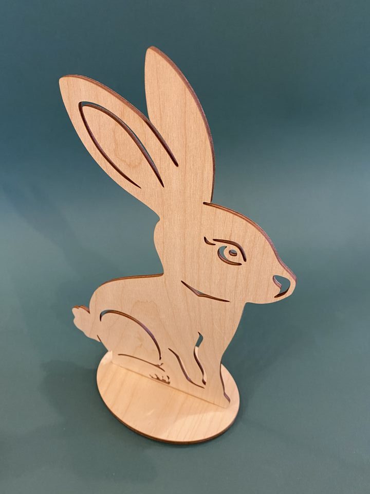 Wielkanocny zając wzór 1 wys 30 cm - obrazek 4