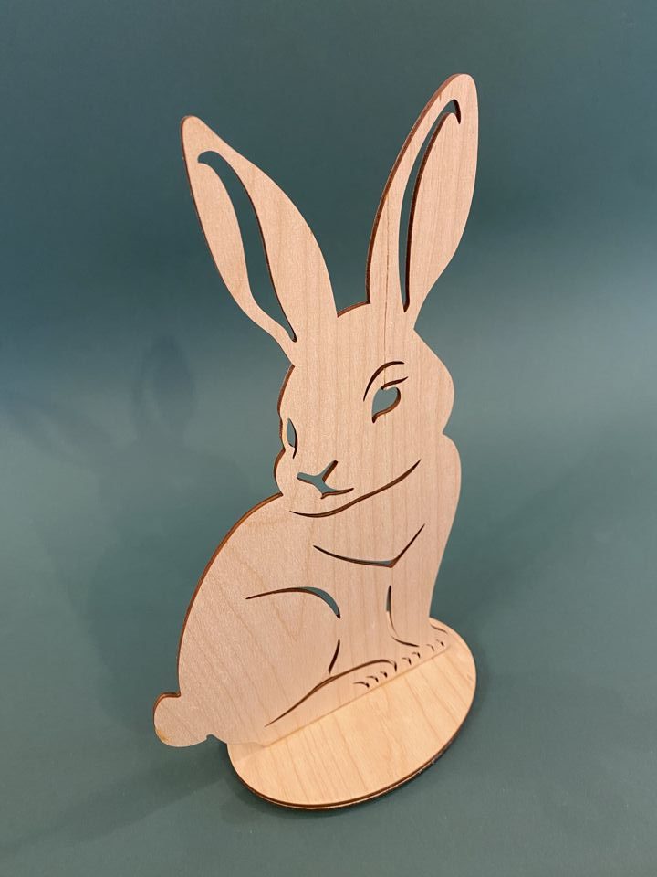 Wielkanocny zając wzór 2 wys 30 cm - obrazek 4